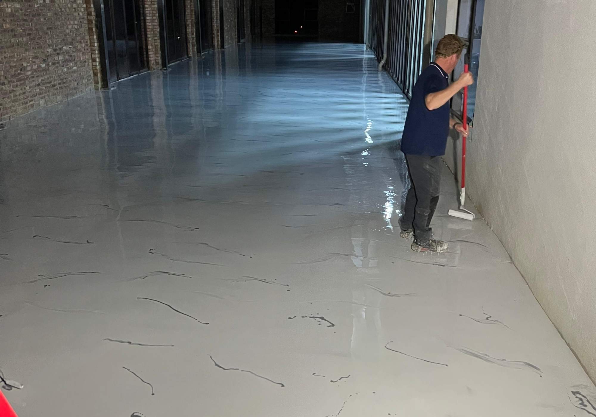 Epoxy flooring project example 5