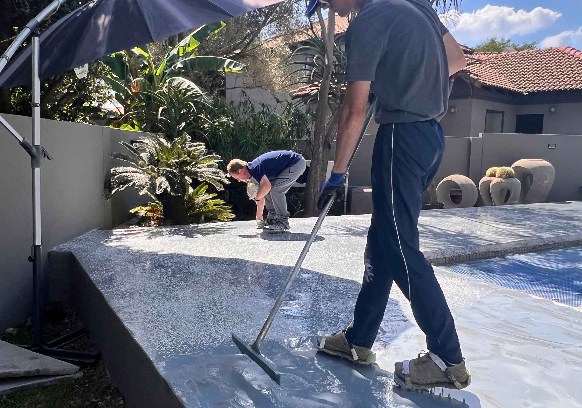 Epoxy flooring project example 8