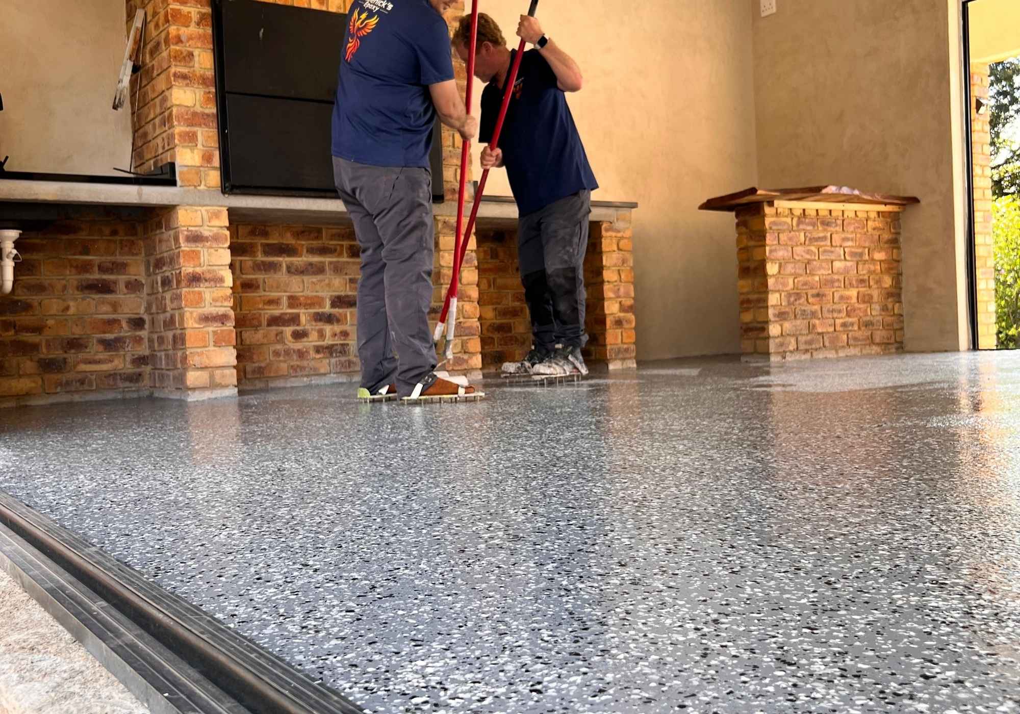 Epoxy flooring project example 6